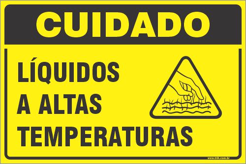 Placa de cuidado líquidos  a altas temperaturas