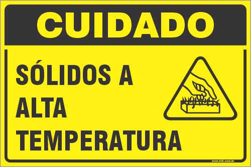 Placa de cuidado sólidos a alta temperatura