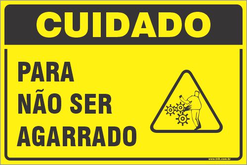 Placa de condomínio para  não ser agarrado