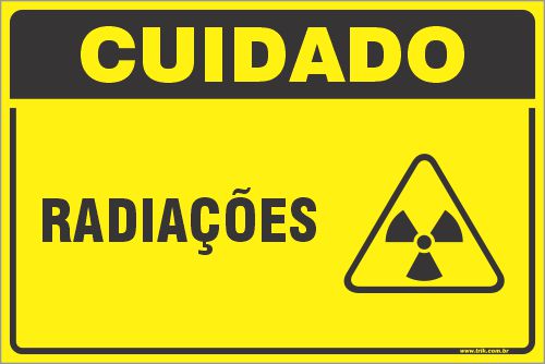 Placa de condomínio  radiações