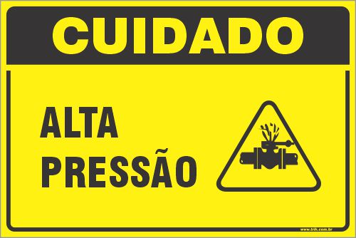 Placa de condomínio alta pressão