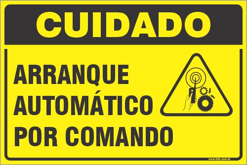 Placa de cuidado  arranque automático por comando
