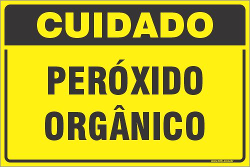 Placa de cuidado peróxido orgânico