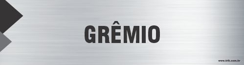 Placa de identificação grêmio