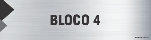 Placa de identificação bloco 4