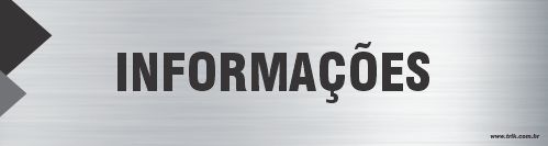 Placa de identificação informações