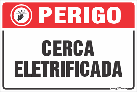 Placas residenciais cerca eletrificada