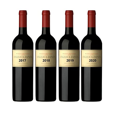 Vinho Kit Angélica Zapata Cabernet Sauvignon Kit 2017-2018-2019-2020
