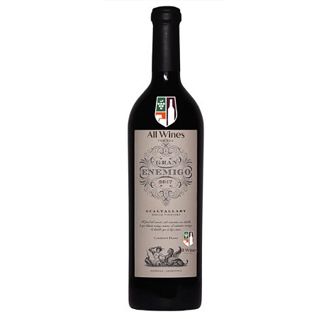 Vinho Argentino Gran Enemigo Gualtallary 2017 750ml
