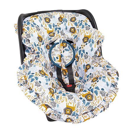 Capa Para Bebê Conforto 3 Peças Leão Batistela Baby