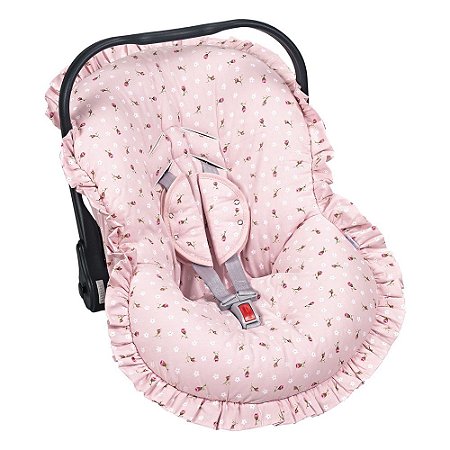 Capa Para Bebê Conforto 3 Peças Florzinha Batistela Baby