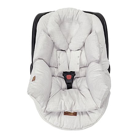 Colchonete Anatômico de Bebê Conforto Linho Bege Batistela