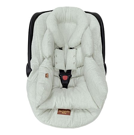 Colchonete Anatômico Bebê Conforto Linho Verde Batistela