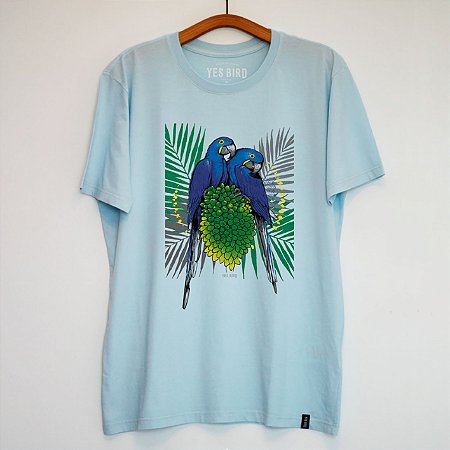 Arara-azul - Camiseta Yes Bird