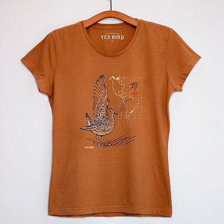 Maçarico-acanelado - Camiseta Yes Bird