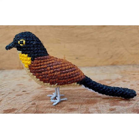 Japacanim - miniatura Pássaros Caparaó ponto-cruz