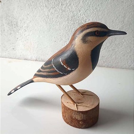 Tem-farinha-aí - Miniatura madeira Valdeir José