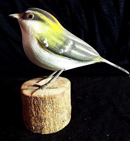 Pula-pula - Miniatura em madeira Valdeir José