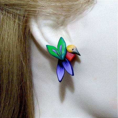 Beija-flor - Brinco Xaxá modelo 2 - 02