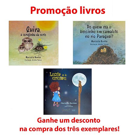 Promoção Livro Infantil Pantanal - Maristela Benites