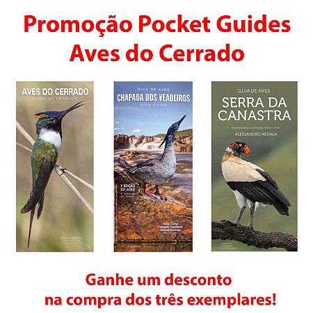 Promoção pocket guides Aves do Cerrado
