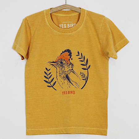 Camiseta Infantil - Maria-leque-do-sudeste - Camiseta Yes Bird