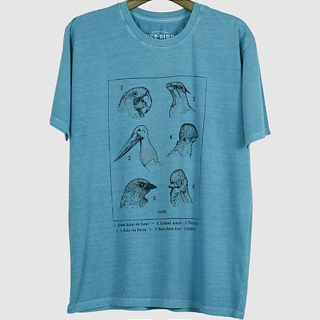 Aves e Biomas - azul-turquesa - Camiseta Yes Bird