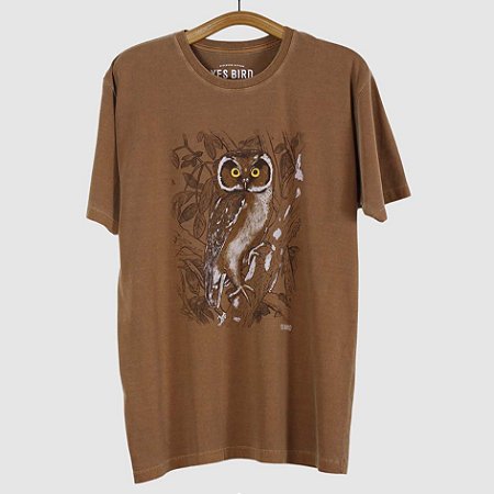 Caburé-acanelado - Camiseta Yes Bird