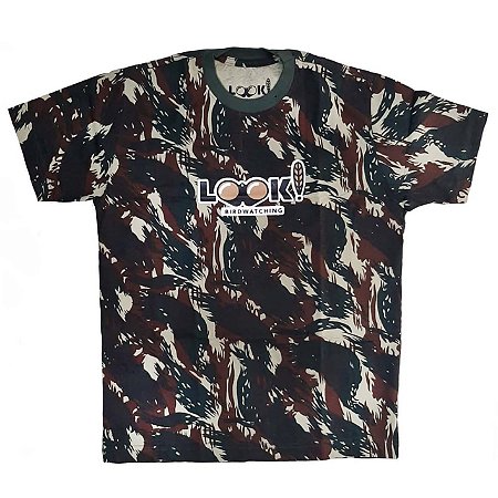 Camuflada manga curta - Camiseta Look!