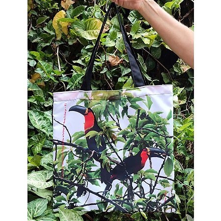 Tucano-de-bico-preto - Sacola de pano Ana Gadini