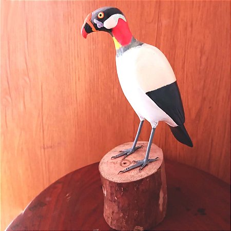 Urubu-rei - Miniatura madeira Valdeir José
