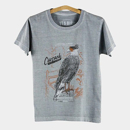 Camiseta Infantil - Carcará - Camiseta Yes Bird