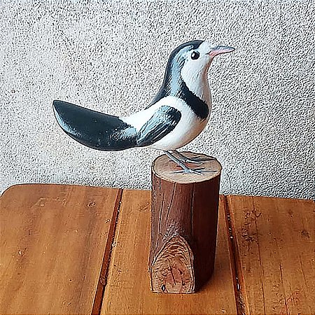 Galito - Miniatura madeira Valdeir José