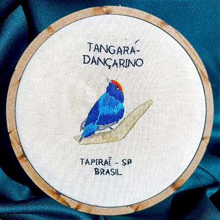 Tangará - Bordado a Mão em Bastidor - Entre Amigas