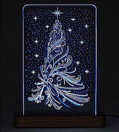 Árvore de Natal 2 - Luminária Acrílico e Led