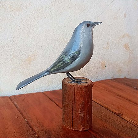 João-pobre - Miniatura madeira Valdeir José