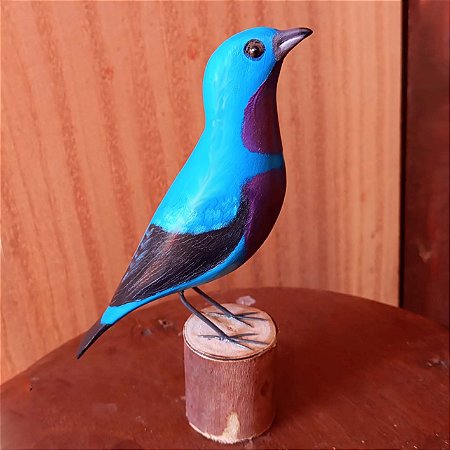 Crejoá - Miniatura madeira Valdeir José