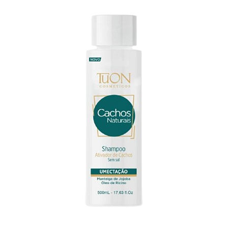 Shampoo Alta Definição Cachos Naturais 500Ml - Tuon
