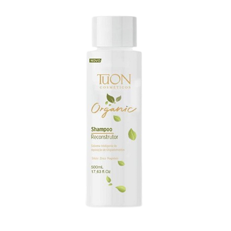 Shampoo Reconstrutor Reposição Nutrientes Blindagem Organic 500Ml - Tuon