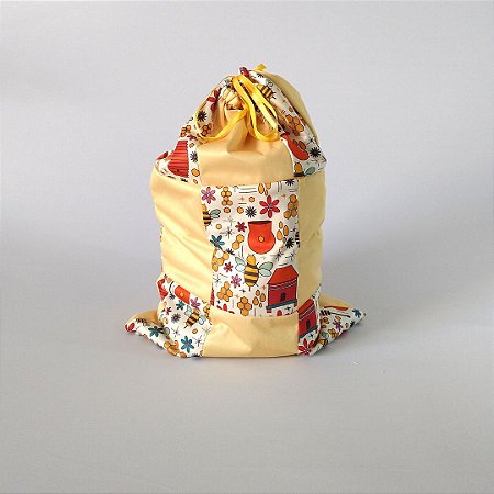 Sacolinha impermeável grande - Colmeia