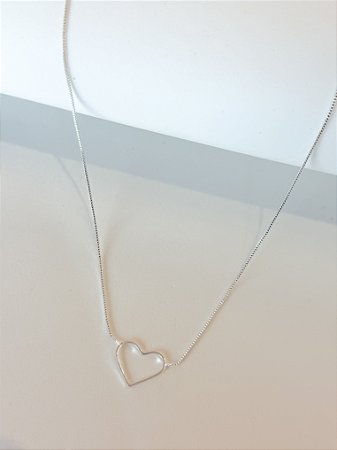 Colar coração tradicional