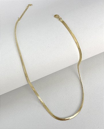 Choker fita fina