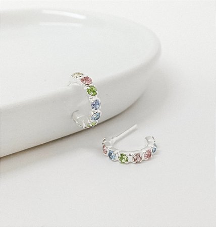 Argolinha colorida pequena