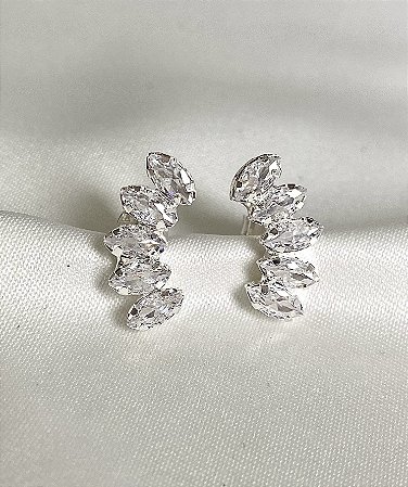Earcuff navetes prata