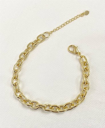Pulseira elos redondos
