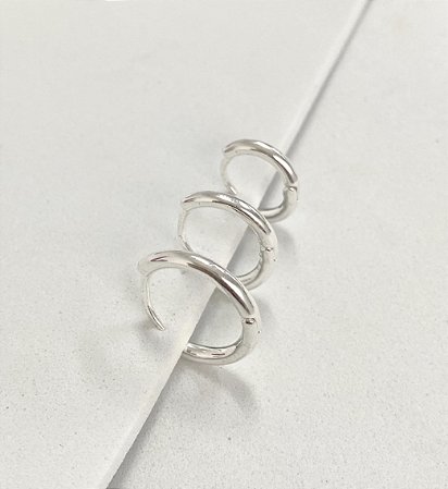 Argolinha click lisa P M G