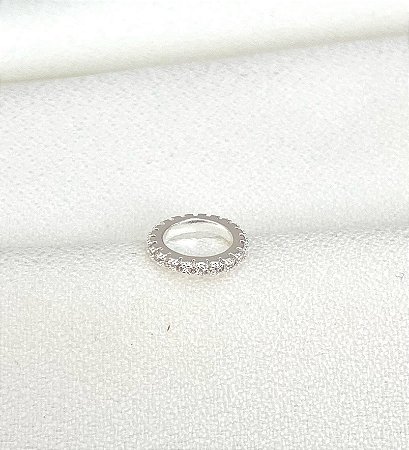 Berloque separador cravejado fino