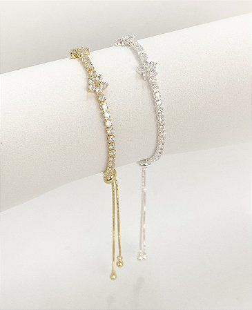 Pulseira riviera florzinha ajustável