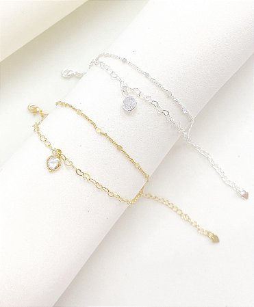 Pulseira dupla ponto de luz