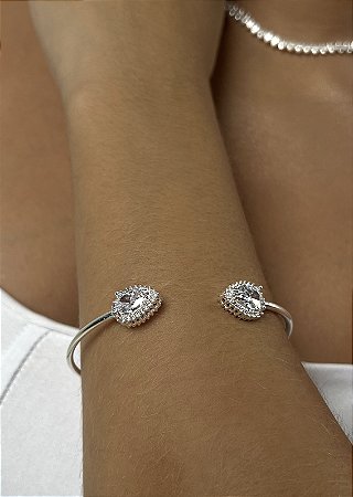 Bracelete gotas festa luxo